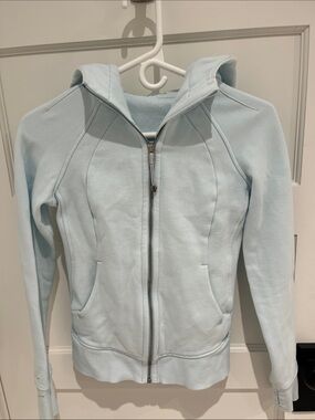lululemon athletica Light Blue full zip scuba